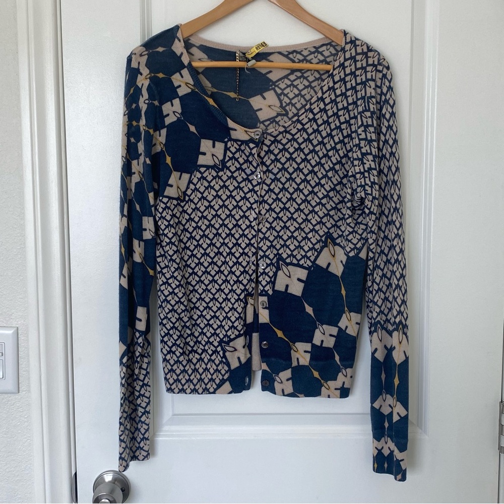 Women’s Designer button down Cardigan Contemporary pattern